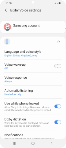 Follow the instructions on the screen to select the required settings. Follow the instructions on the screen to select the required settings.