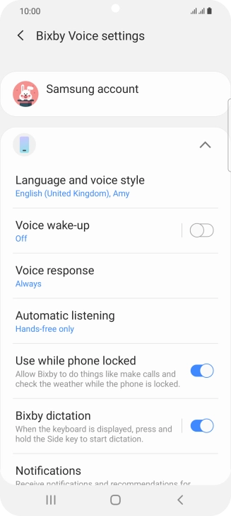 Follow the instructions on the screen to select the required settings. Follow the instructions on the screen to select the required settings.