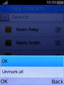 Select OK.