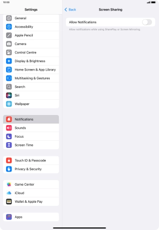 Press the indicator next to Press the indicator next to