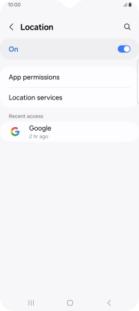 Press App permissions. Press App permissions.