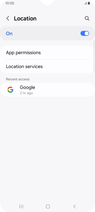 Press App permissions. Press App permissions.