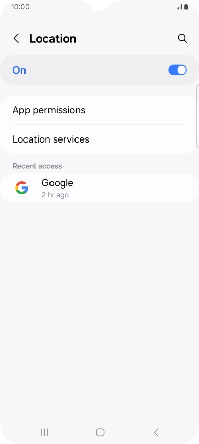 Press App permissions. Press App permissions.
