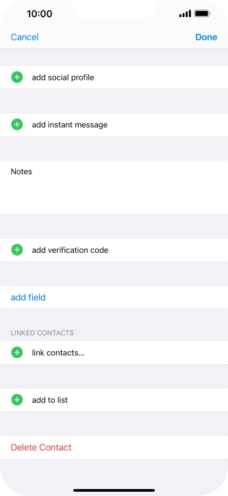 Press link contacts....