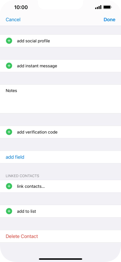 Press link contacts....