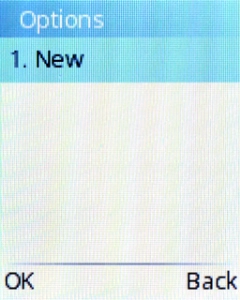 Select New.