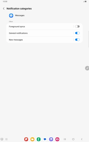 Press New messages.
