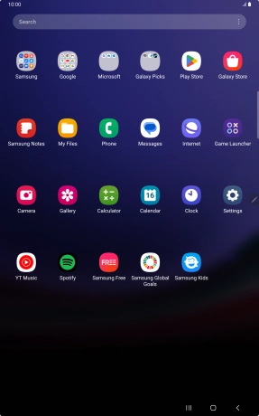 Press Samsung.