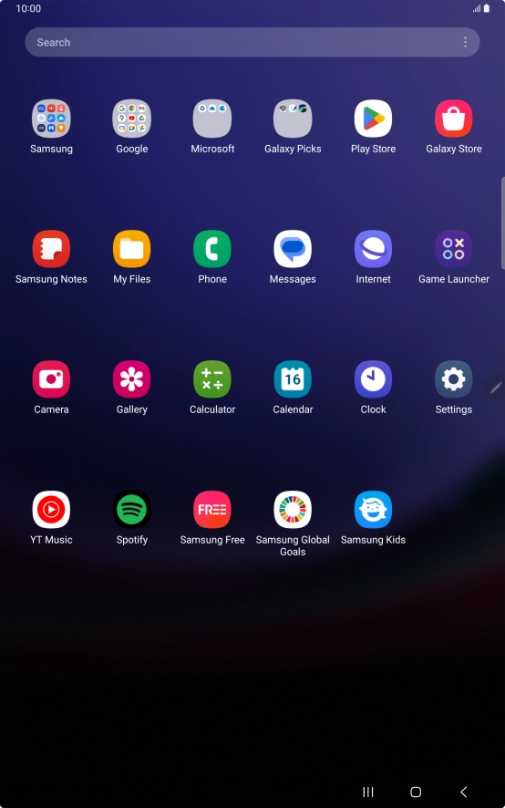 Press Samsung.