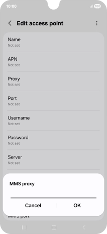 Key in 212.183.137.012 and press OK.