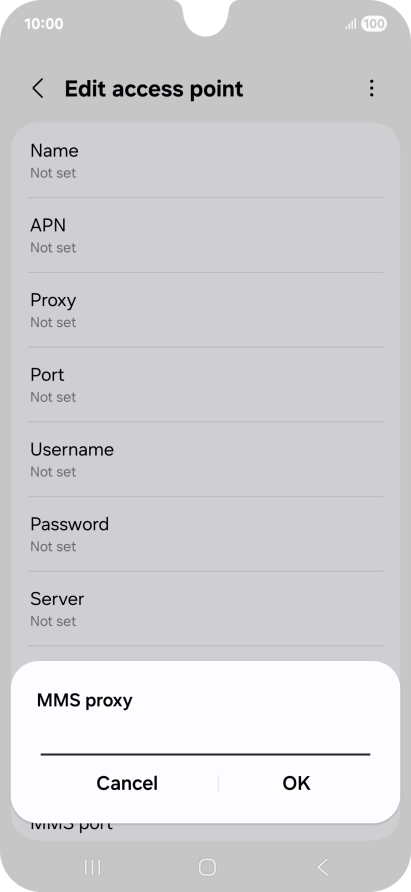 Key in 212.183.137.012 and press OK.