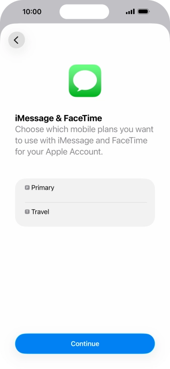 Press the required price plan. Press the required price plan.