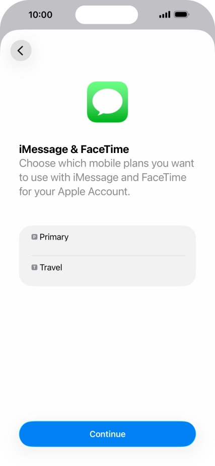 Press the required price plan. Press the required price plan.