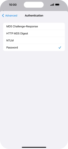 Press Password.