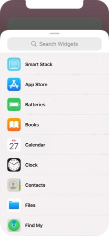 Press Smart Stack.