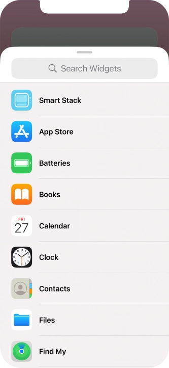 Press Smart Stack.