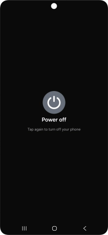 Press Power off.