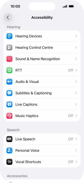 Press the required category below 