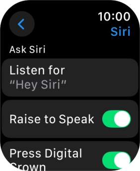 Press Listen for.