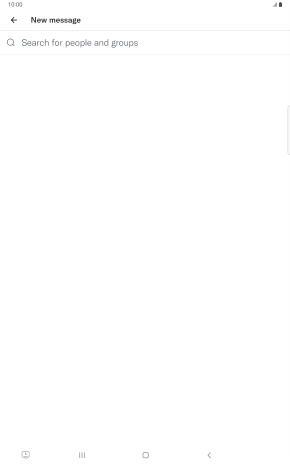 Press the search field. Press the search field.