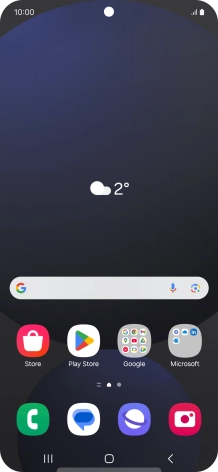 Press the call icon.