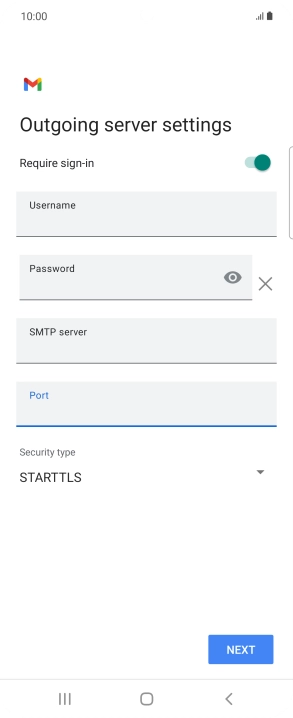 Press the drop down list below 