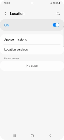 Press App permissions. Press App permissions.