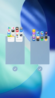 Press the Home key. Press the Home key.