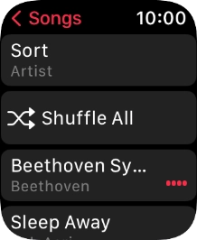 Go to the required category or playlist and press the required audio file. Go to the required category or playlist and press the required audio file.