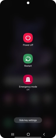 Press Power off.