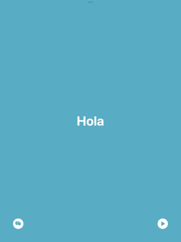 Press the split view icon to go back to display of both languages. Press the split view icon to go back to display of both languages.