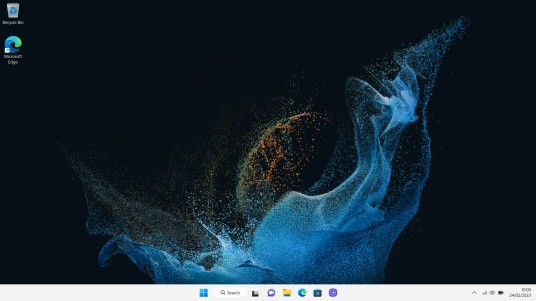 Click the Windows icon. Click the Windows icon.