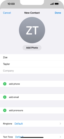 Press add phone.