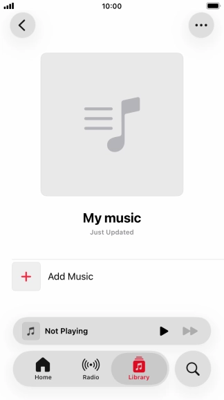 Press Add Music.