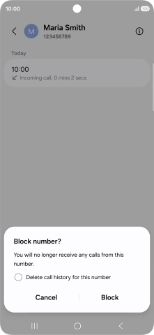 Press Block.