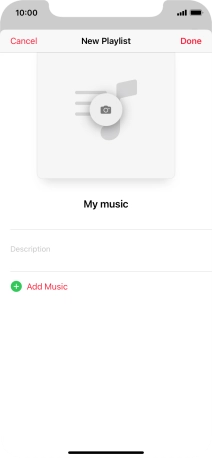 Press Add Music.