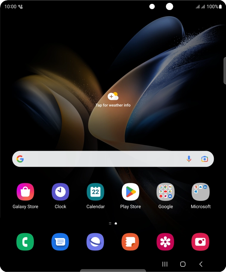 The divert icon shows that all incoming calls are diverted.