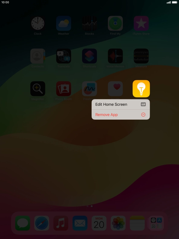 Press Remove App. Press Remove App.