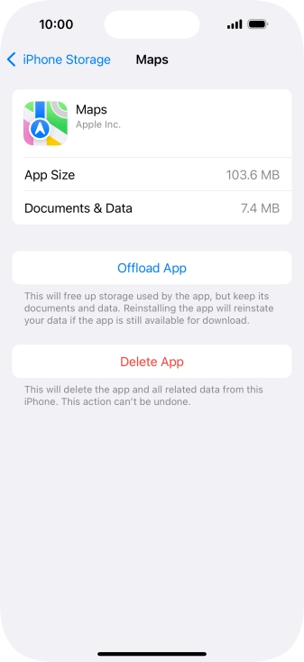 Press Offload App.