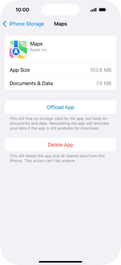Press Offload App.