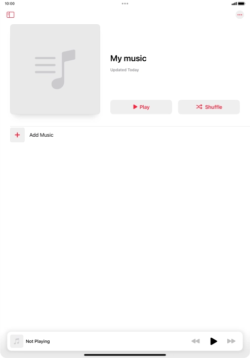 Press Add Music.