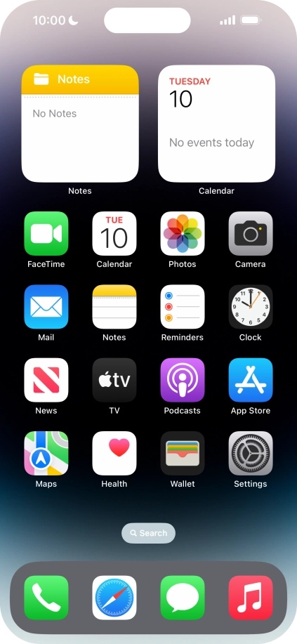 The focus mode icon shows that your phone has been set to a specific focus mode.