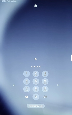 Key in a new four-digit PIN and press OK.