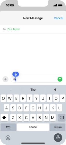 Press the microphone icon to end dictation. Press the microphone icon to end dictation.