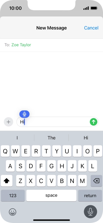 Press the microphone icon to end dictation. Press the microphone icon to end dictation.