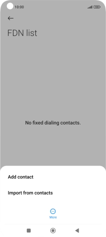 Press Add contact. Press Add contact.