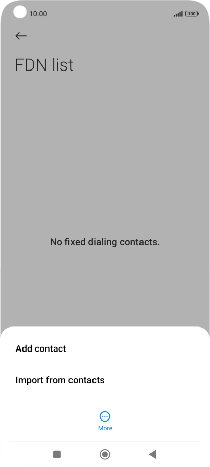 Press Add contact. Press Add contact.