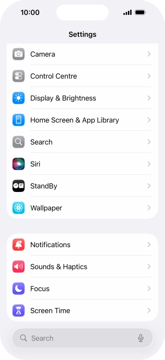 Press Display & Brightness.