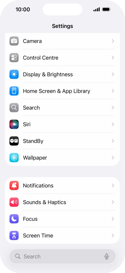 Press Display & Brightness.