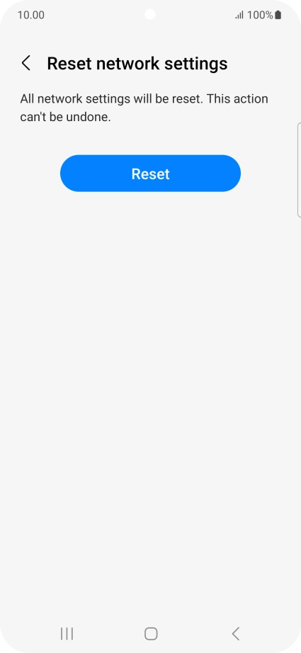 Press Reset.